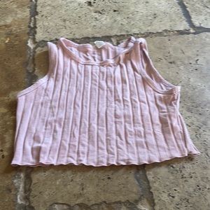 Pink crop top